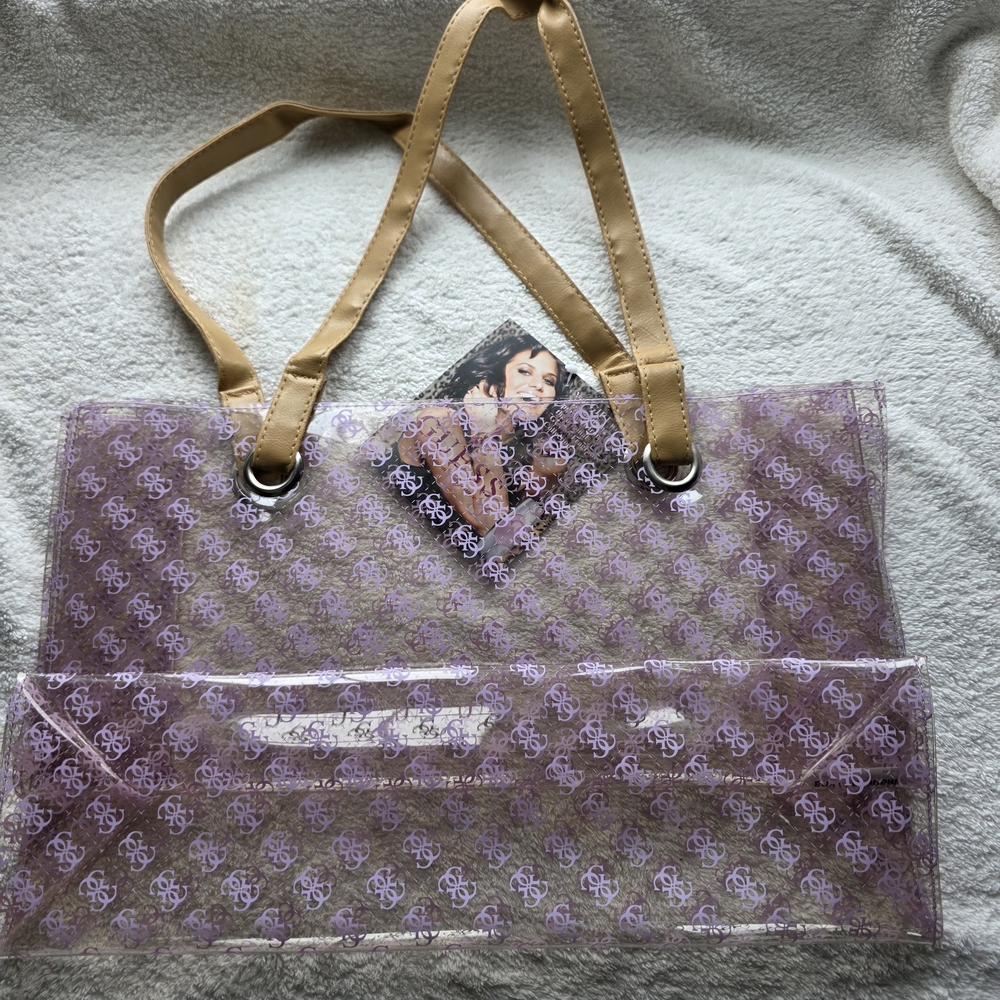 Y2K Vintage Clear Tote - Picture 3 of 7